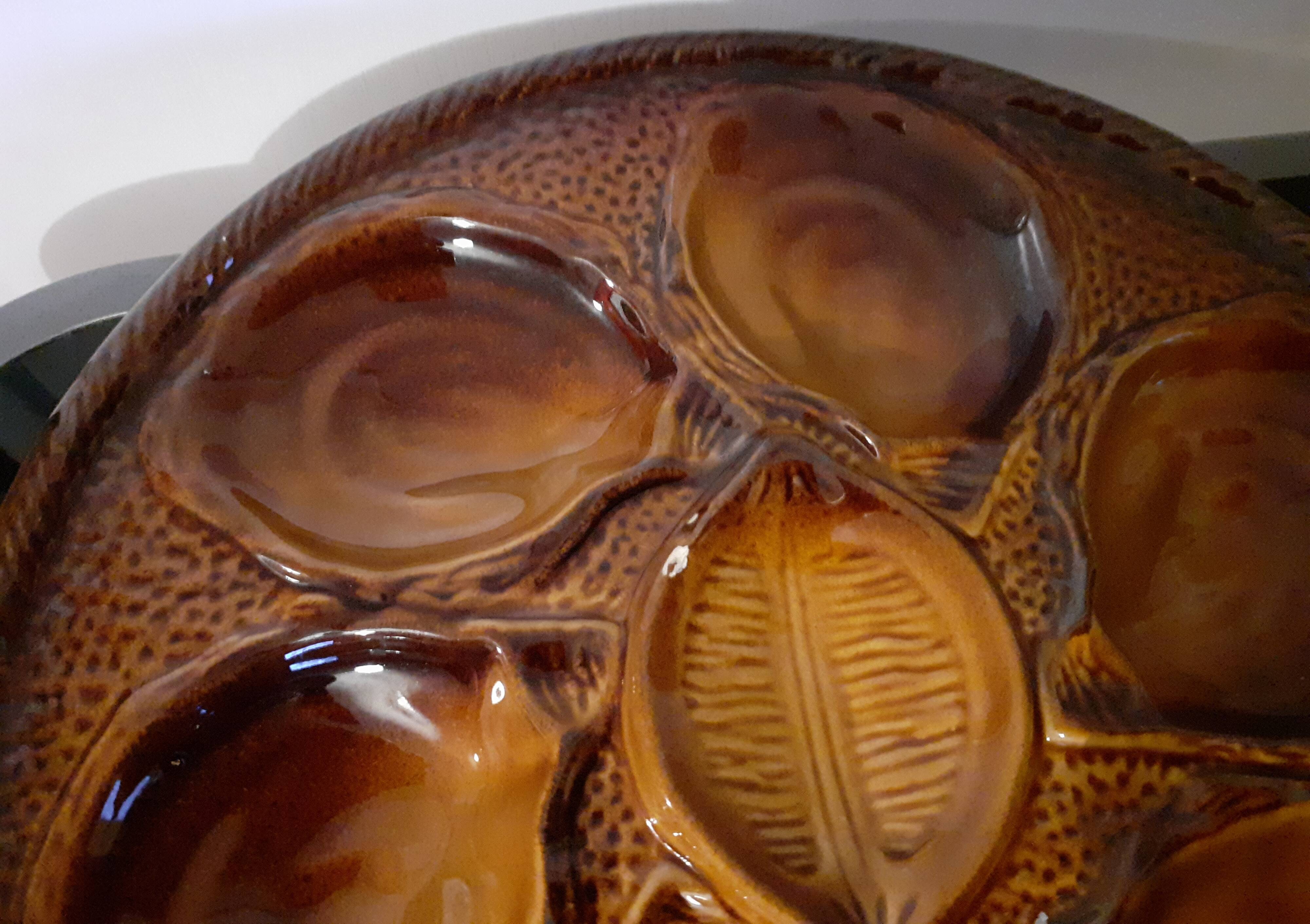 Saint-Clément / Set of 6 oyster plates