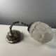 Art Deco frosted glass pendant light