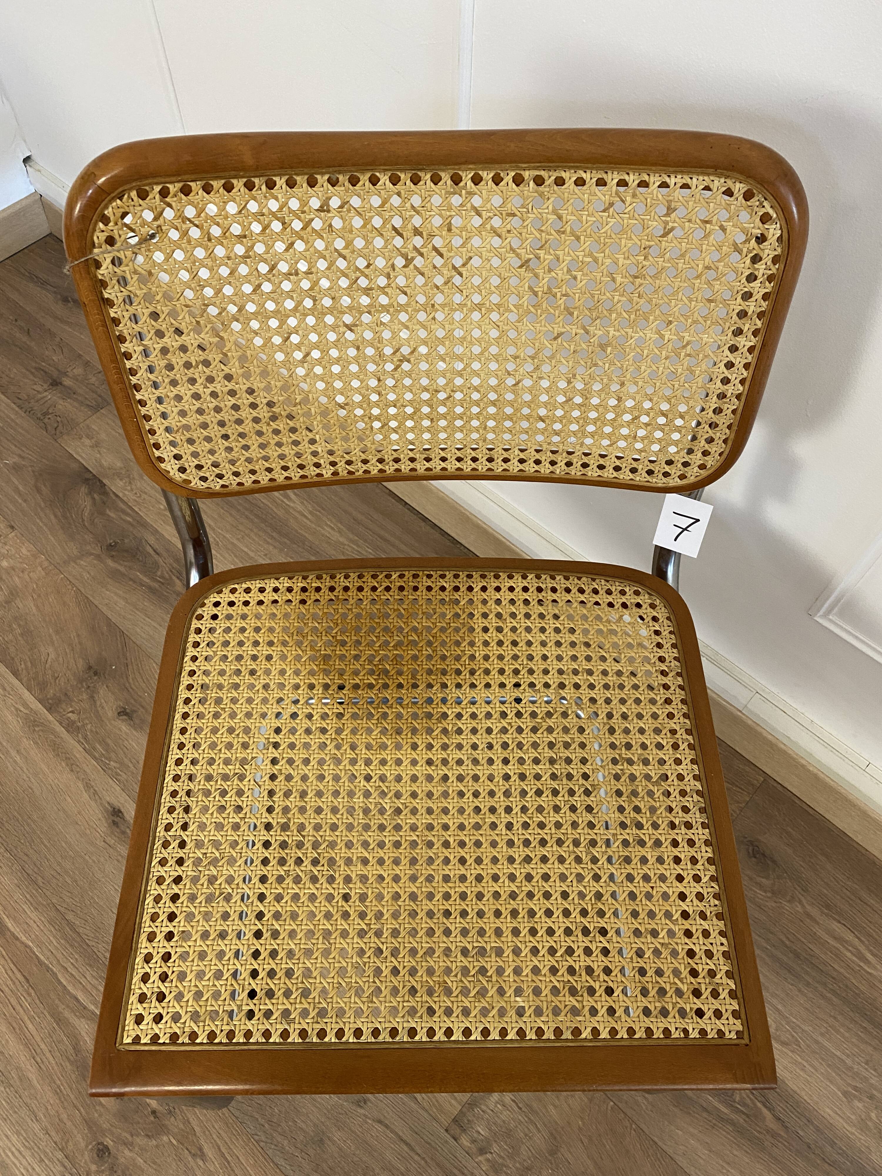 2 Cesca B32 chairs by Marcel Breuer