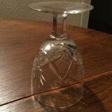 Lot of 5 former crystal wine glasses