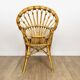 60s adult bamboo and rattan armchair