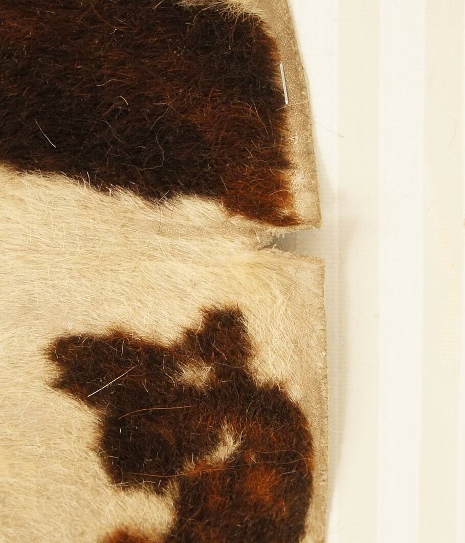Cowhide rug 1970