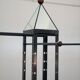 Wooden and brass coat rack, set of 4, 1970s