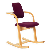 chaise de bureau ou de salle à manger ergonomique Stokke Varier Actulum par Peter Opsvik, années 1980