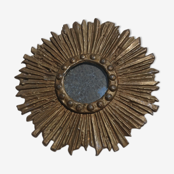 Lead sun mirror from the 50s - 23cms