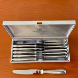 Christofle perles 12 couteaux de table 24,5 cm