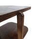 Table d'appoint art déco vintage en bois
