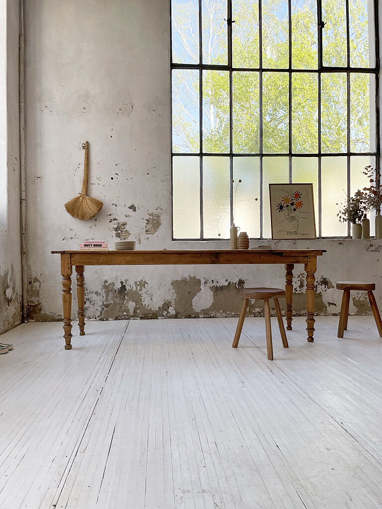 Farm table bistro pine and cherry 210cm