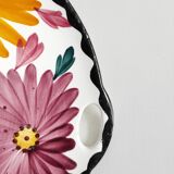 Two Schramberg Majolika painted flower dishes