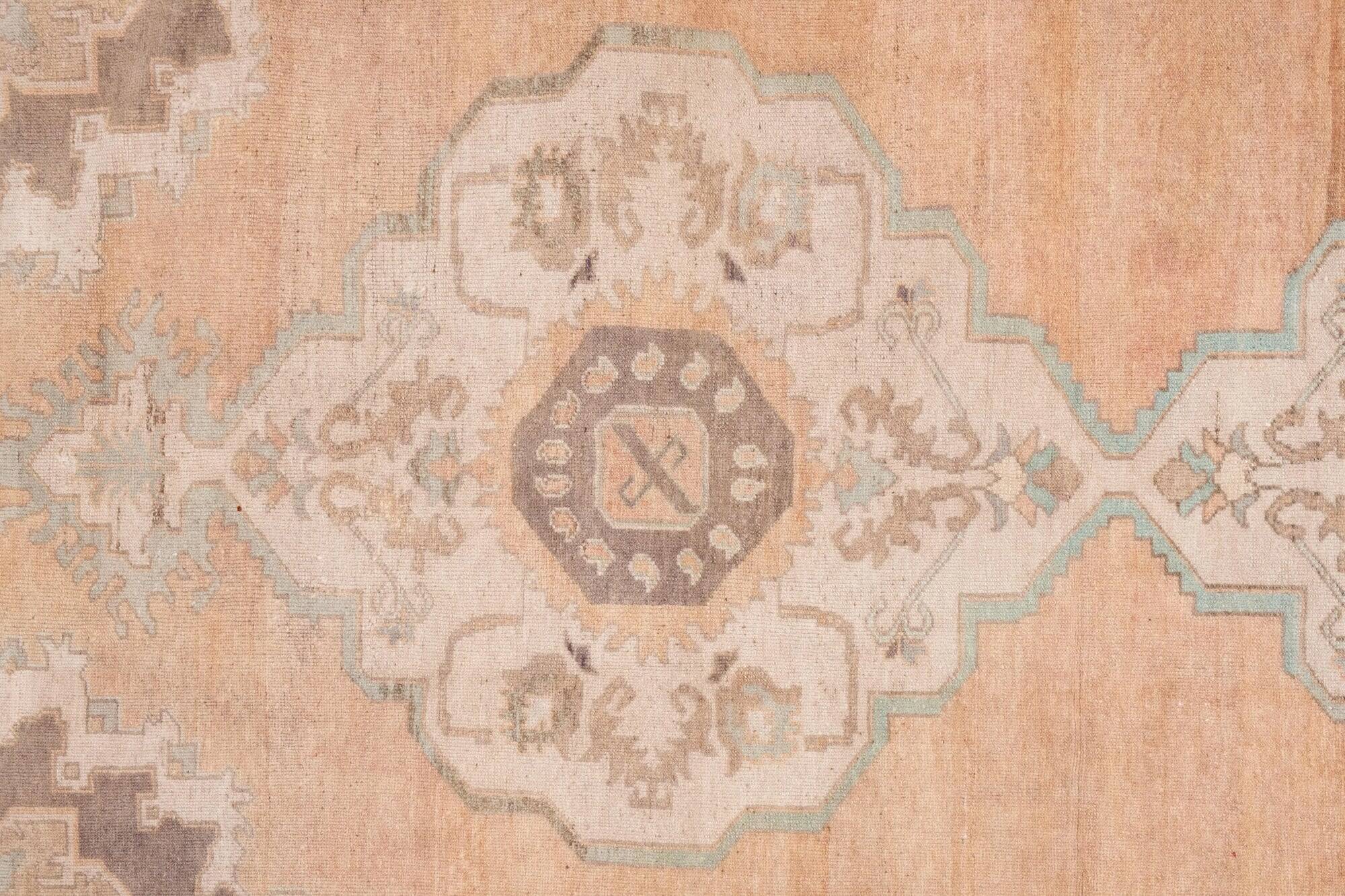 Vintage Turkish hallway rug 150x313 cm