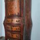 Secrétaire ancien plateau marbre, meuble bureau fin 19e siecle