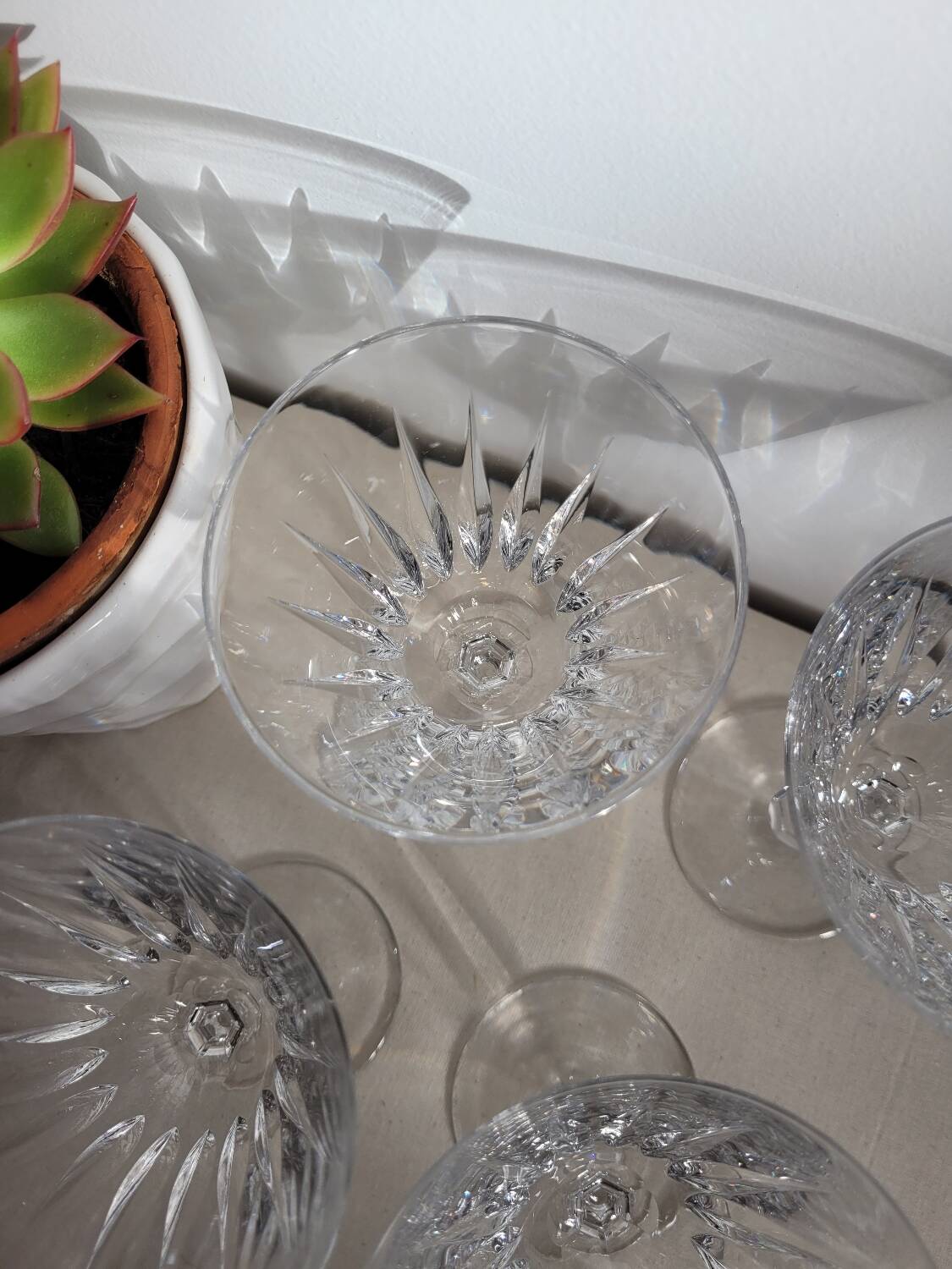 Set of 4 Villeroy and Boch water glasses