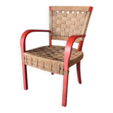 Vintage Mediterranean Rope Armchair, France, 1930s