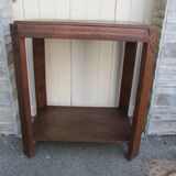 Coffee table, art deco service in solid wood