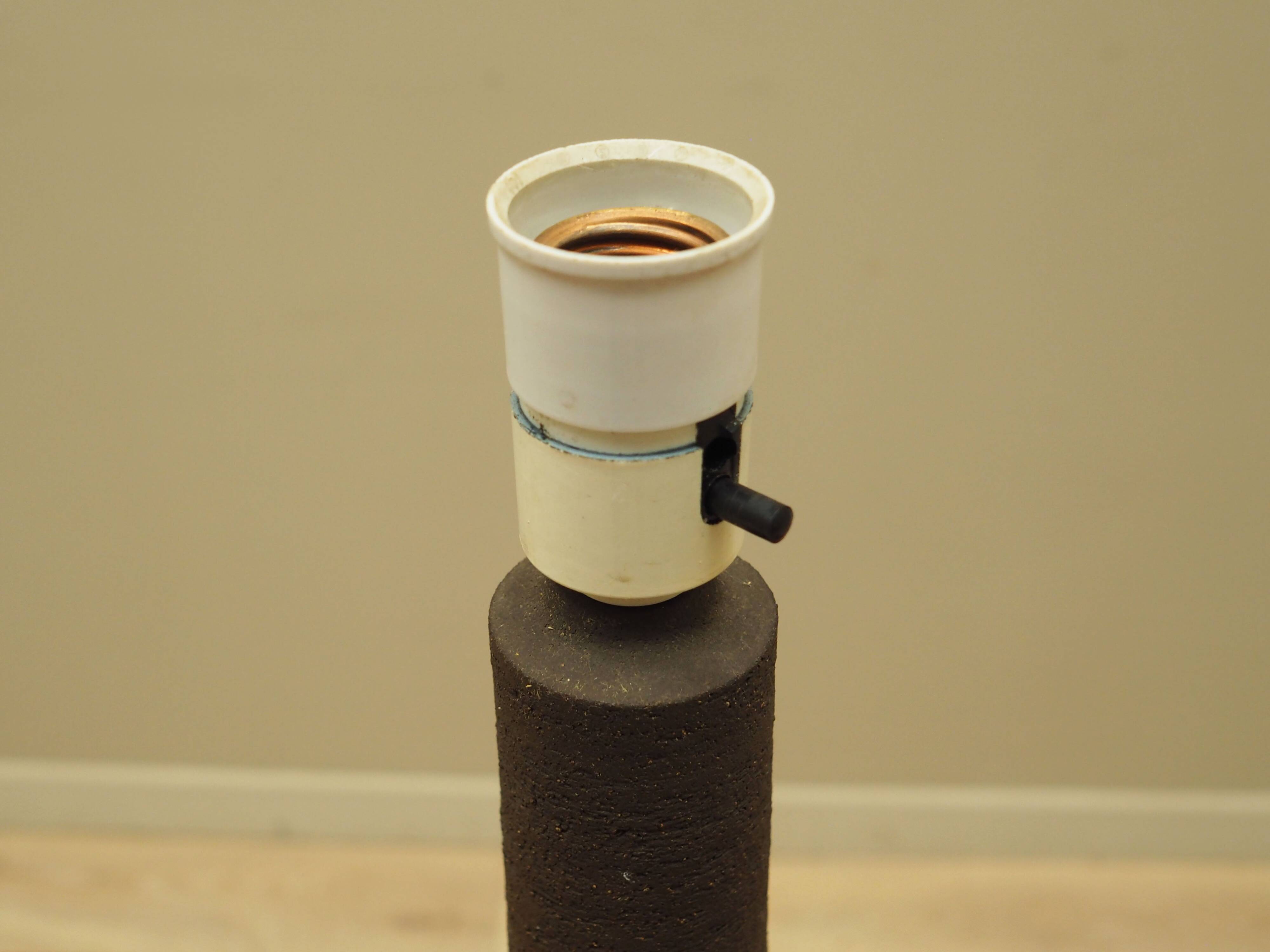 Ceramic lamp, Danish design, 1970s, production: Denmark
