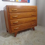 Vintage commodity of the 50s feet light oak compass