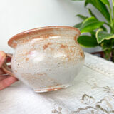 8 cups in vintage enamelled stoneware