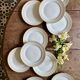 Set of 10 antique dessert plates - Auteuil from Lunéville