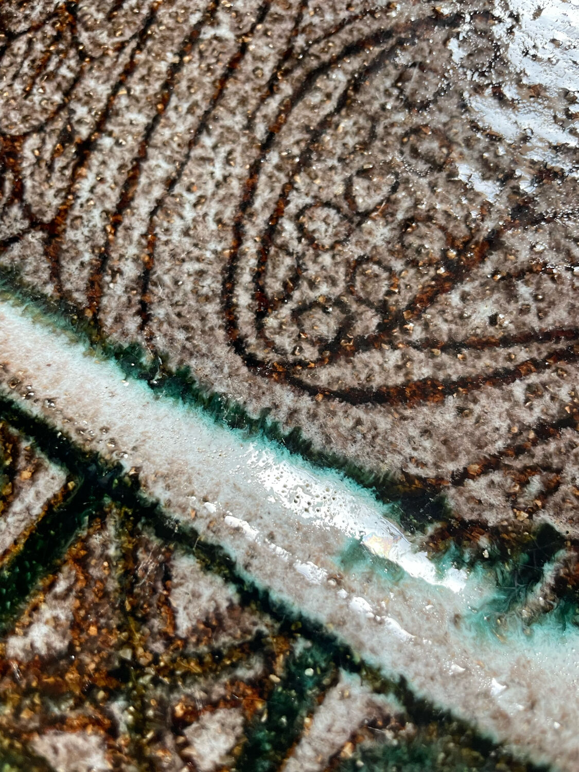 Wall ceramic or centerpiece platter