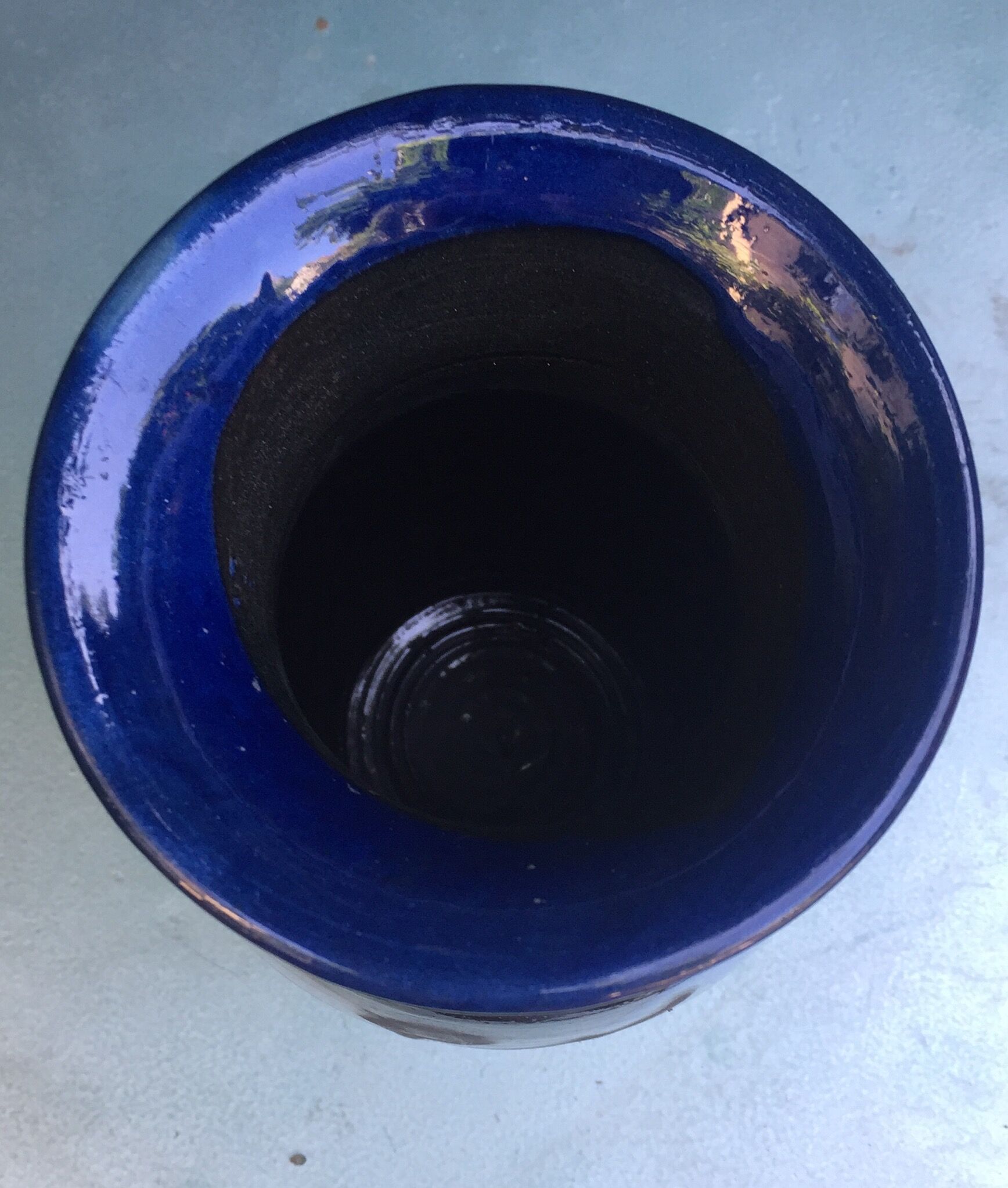 Ceramic vase signed Buxo