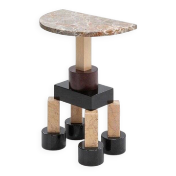 Console Demistella Model in Fine Marble by Ettore Sottesass for Up & Up, 1980s