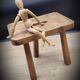 Threeod stool rectangle handle