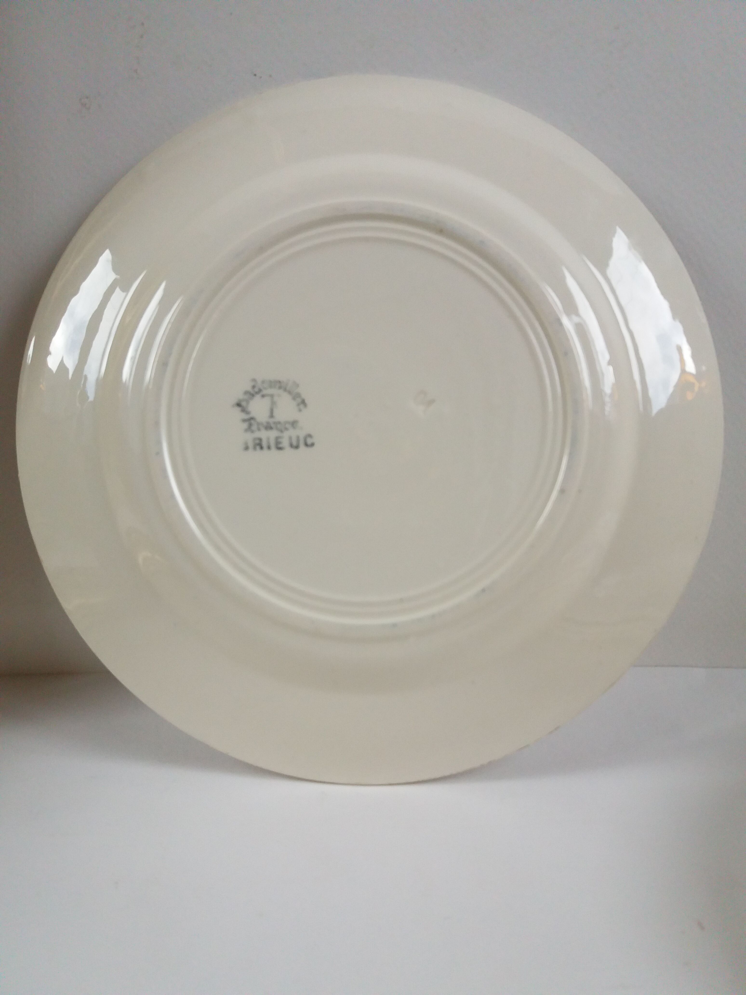 Set 4 Badonviller dessert plates