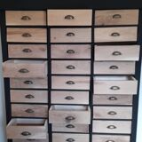 Trade cabinet 30 drawers handles bronze shells