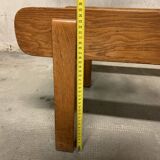 Bench design modernism vintage brutalist in wood