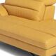 Leather 2-Seater Sofa, Leather Chaise Longue