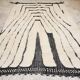 Tapis marocain sur mesure blanc traditionnelle taille 2,5/3,5 m