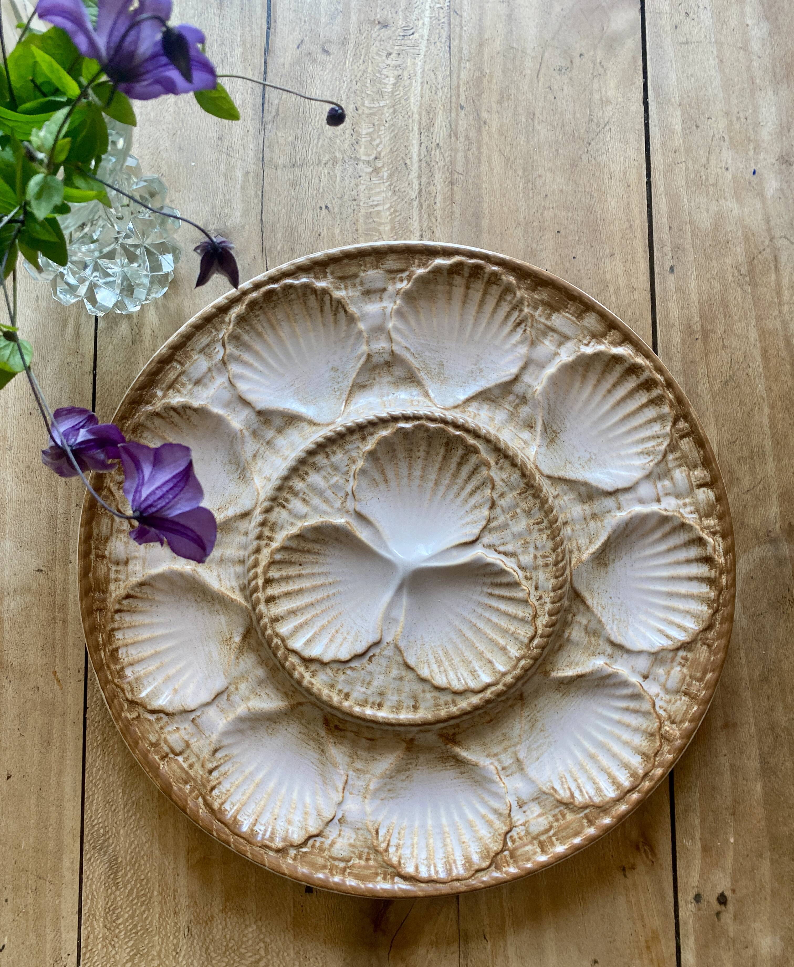 Vintage oyster dish from the Longchamp factory