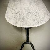 Marble bistro table 4 place settings
