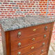 Pope françois-ignace, secretary in mahogany from the consulate period stamped