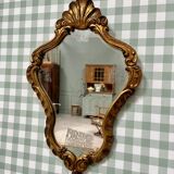 Miroir baroque en bois doré
