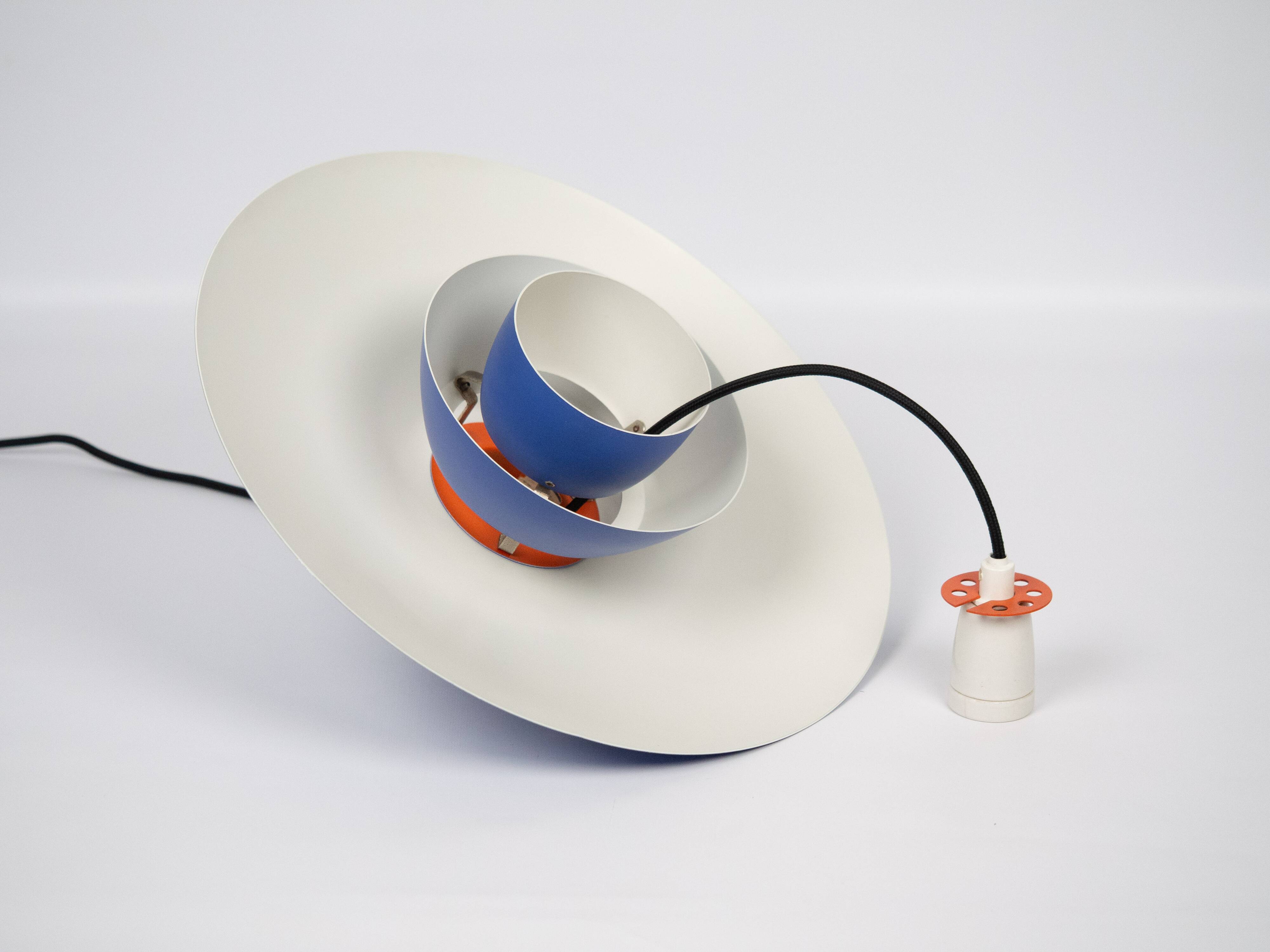 Danish vintage pendant lamp Superlight by David Mogensen, 1980s