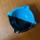 Two-tone ceramic ashtray