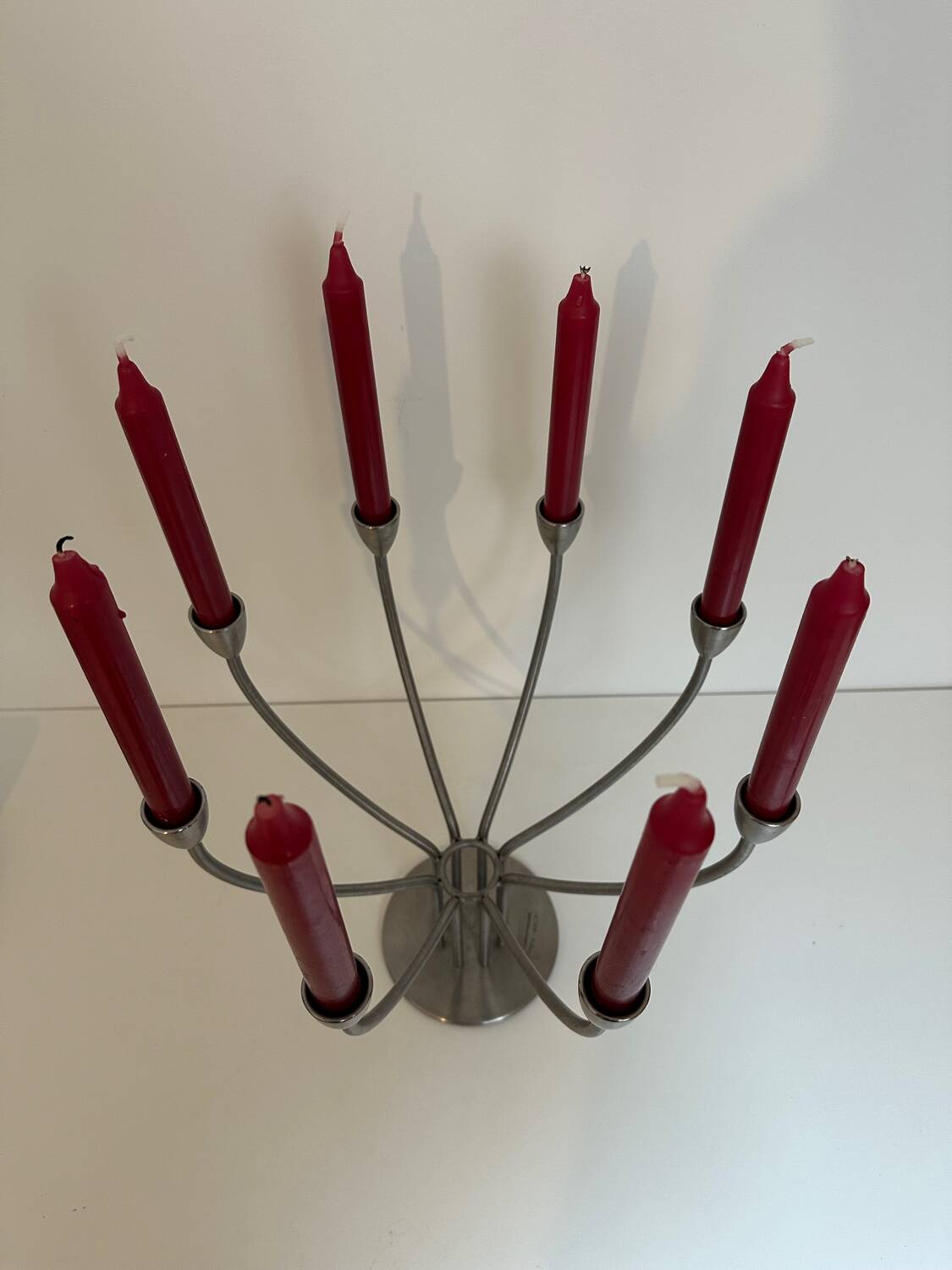 8-branched candlestick, vintage IKEA