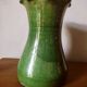 Glazed terracotta vase
