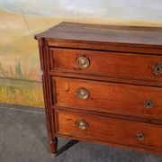 Small Louis XVI period chest of drawers in cherry wood
