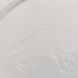 Set of 9 plates Passion flower grey 1880 Brown Westhead Moore 'Co