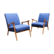 Pair of Scandinavian armchairs from the 60s new fabrics and foam