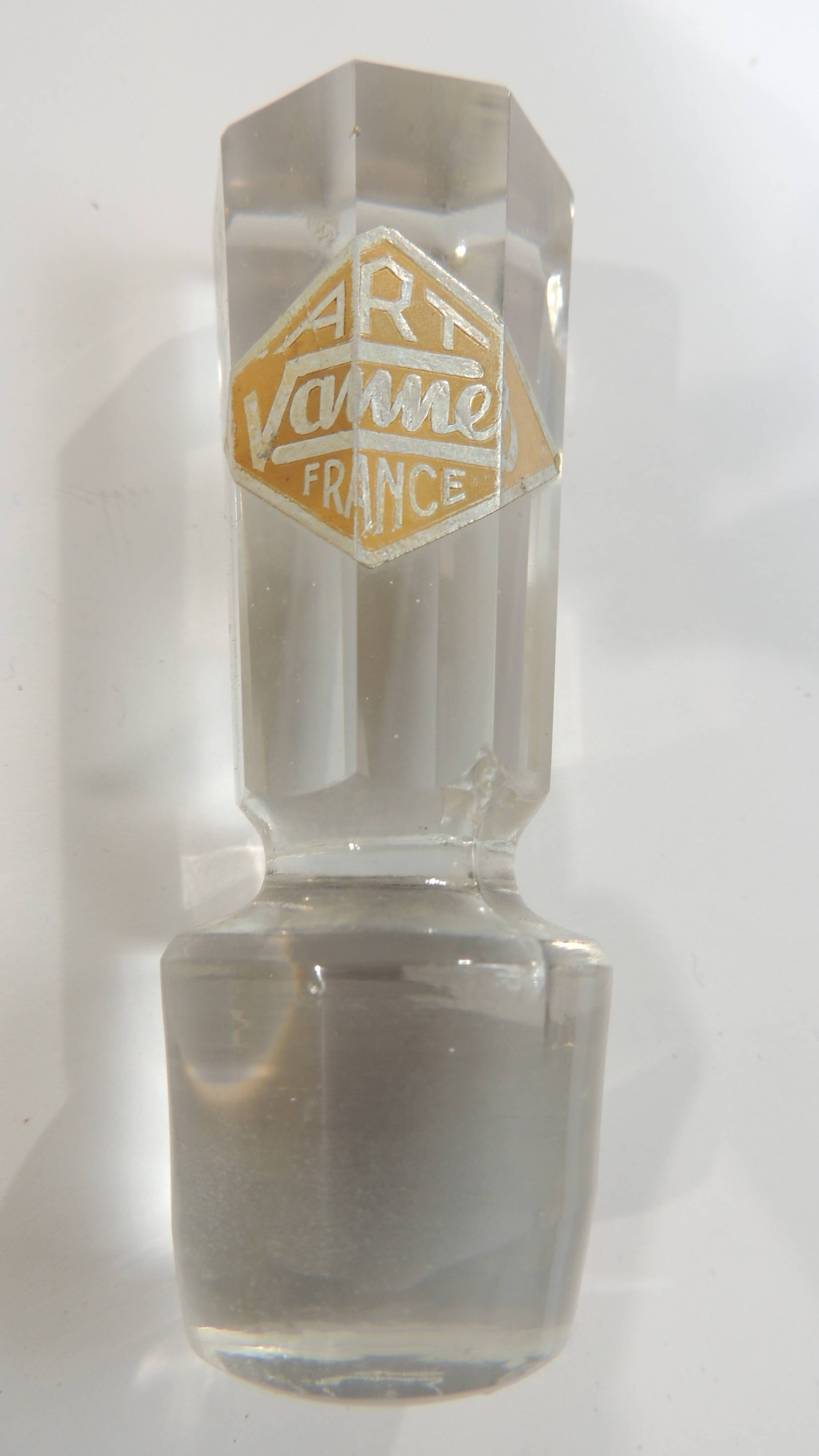 Vintage Vannes le Chatel crystal carafe and glasses