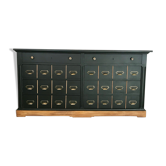 Low apothecary style buffet