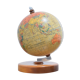 Mid-century Small Globe with  Wooden Base, by prof Paul Rath,1950‘s