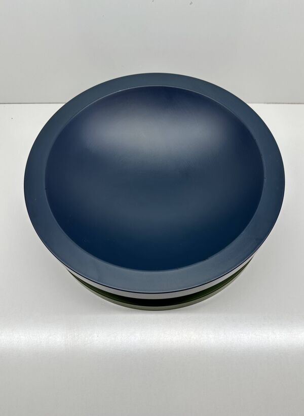 Coupe Basilico Big Modèle 132 Ettore Sottsass pour Marutomi Japan 1997 Bleu