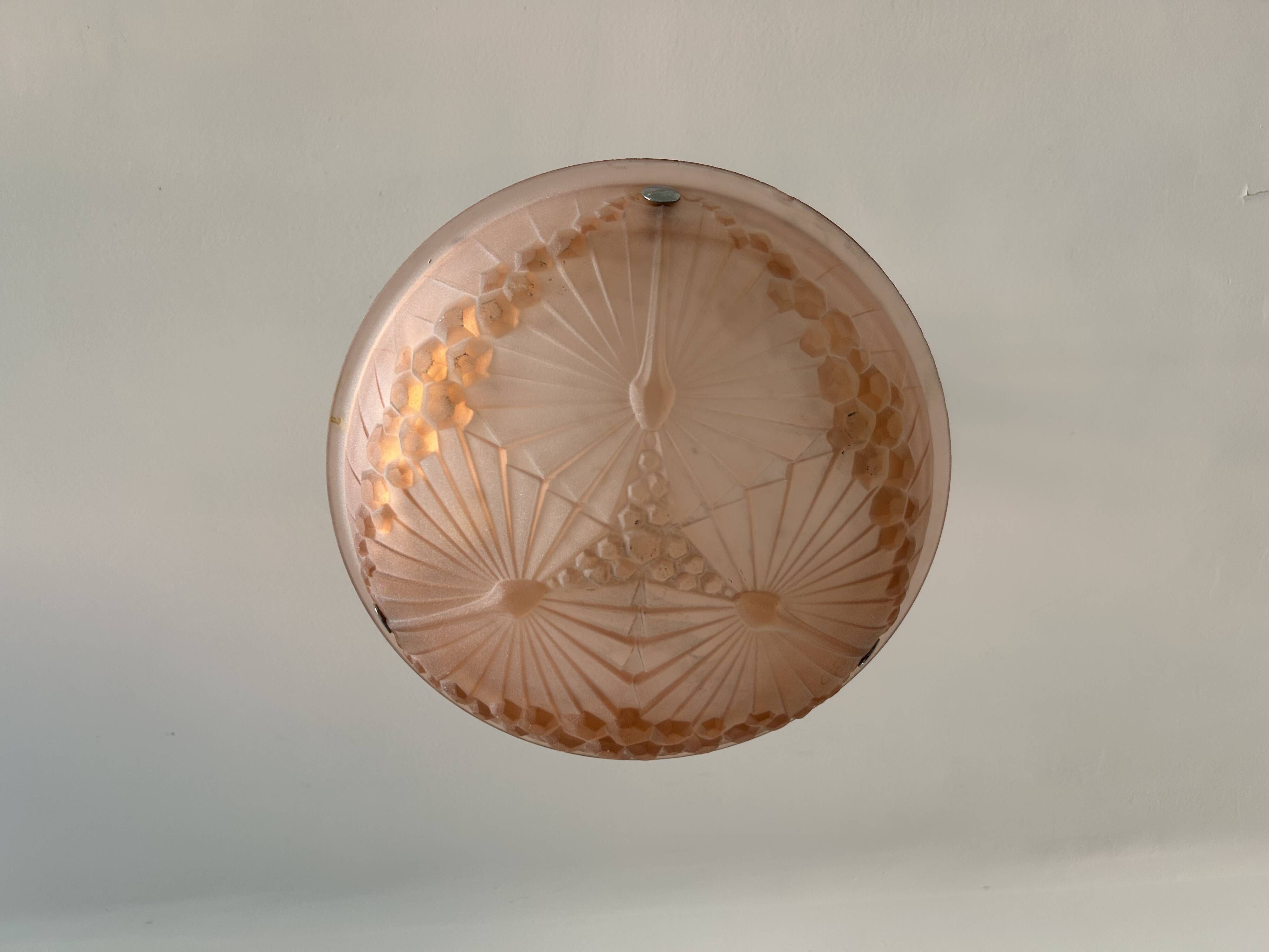 Suspension, antique Art Deco basin