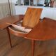 Table scandinave ronde extensible