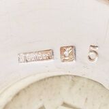 Silver-plated metal sugar shaker, sugar bowl