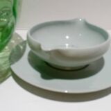 Blue sauce boat from Limoges